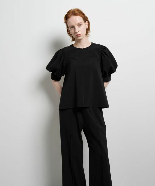 LANVIN en Bleu / ランバン オン ブルー その他パンツ | ストレッチツイルフレアゴムパンツ | 詳細12