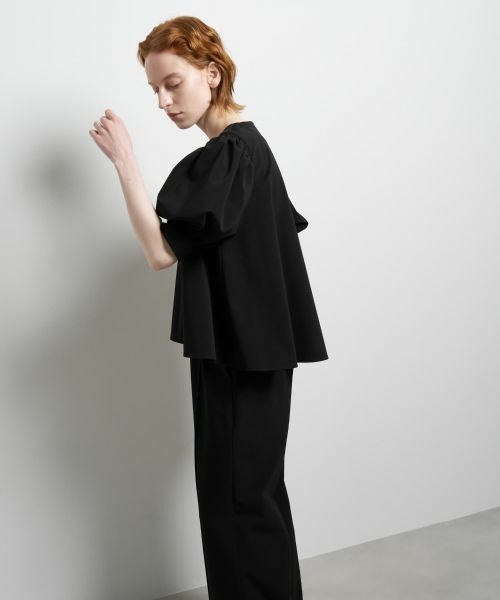 LANVIN en Bleu / ランバン オン ブルー その他パンツ | ストレッチツイルフレアゴムパンツ | 詳細13