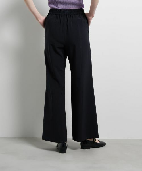 LANVIN en Bleu / ランバン オン ブルー その他パンツ | ストレッチツイルフレアゴムパンツ | 詳細6