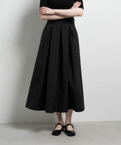 LANVIN en Bleu / ランバン オン ブルー ロング・マキシ丈スカート | タフタタックフレアスカート