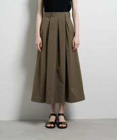 LANVIN en Bleu / ランバン オン ブルー ロング・マキシ丈スカート | タフタタックフレアスカート