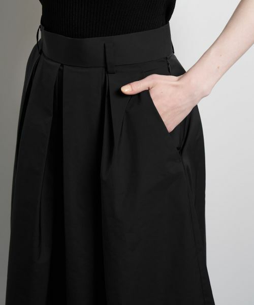 LANVIN en Bleu / ランバン オン ブルー ロング・マキシ丈スカート | タフタタックフレアスカート | 詳細16