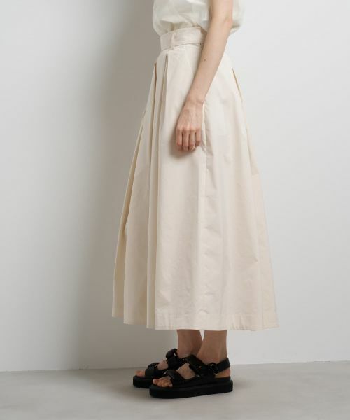 LANVIN en Bleu / ランバン オン ブルー ロング・マキシ丈スカート | タフタタックフレアスカート | 詳細22