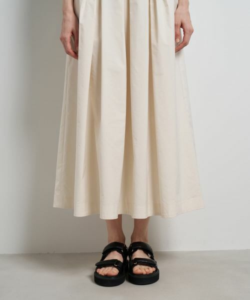 LANVIN en Bleu / ランバン オン ブルー ロング・マキシ丈スカート | タフタタックフレアスカート | 詳細26