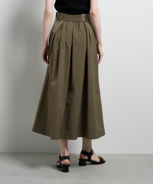 LANVIN en Bleu / ランバン オン ブルー ロング・マキシ丈スカート | タフタタックフレアスカート | 詳細6