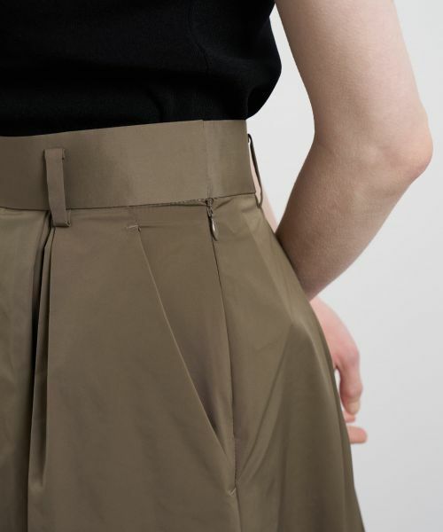 LANVIN en Bleu / ランバン オン ブルー ロング・マキシ丈スカート | タフタタックフレアスカート | 詳細7