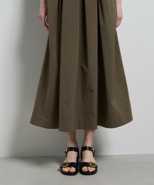 LANVIN en Bleu / ランバン オン ブルー ロング・マキシ丈スカート | タフタタックフレアスカート | 詳細9