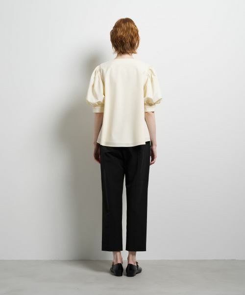 LANVIN en Bleu / ランバン オン ブルー シャツ・ブラウス | ポリエステルツイルギャザースリー ブブラウス | 詳細11