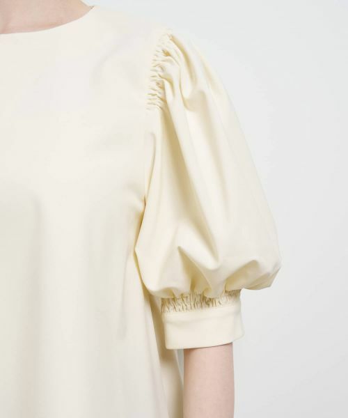 LANVIN en Bleu / ランバン オン ブルー シャツ・ブラウス | ポリエステルツイルギャザースリー ブブラウス | 詳細16