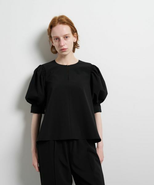 LANVIN en Bleu / ランバン オン ブルー シャツ・ブラウス | ポリエステルツイルギャザースリー ブブラウス | 詳細6