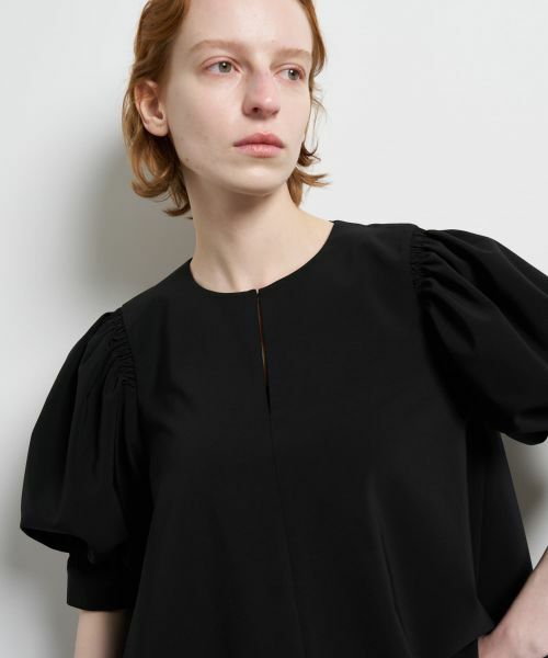 LANVIN en Bleu / ランバン オン ブルー シャツ・ブラウス | ポリエステルツイルギャザースリー ブブラウス | 詳細7