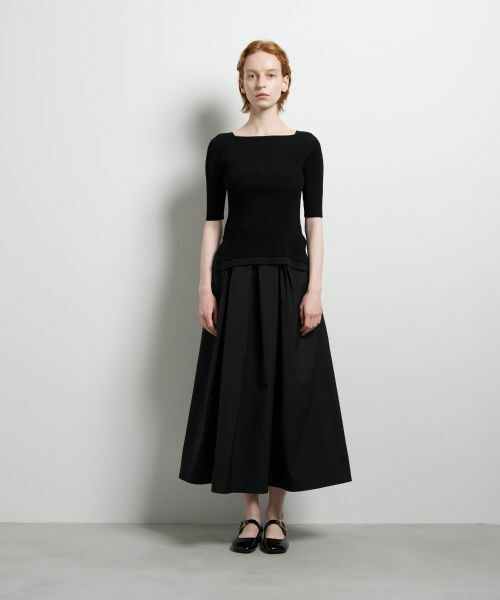 LANVIN en Bleu / ランバン オン ブルー ニット・セーター | スクエアネックリブニット | 詳細15