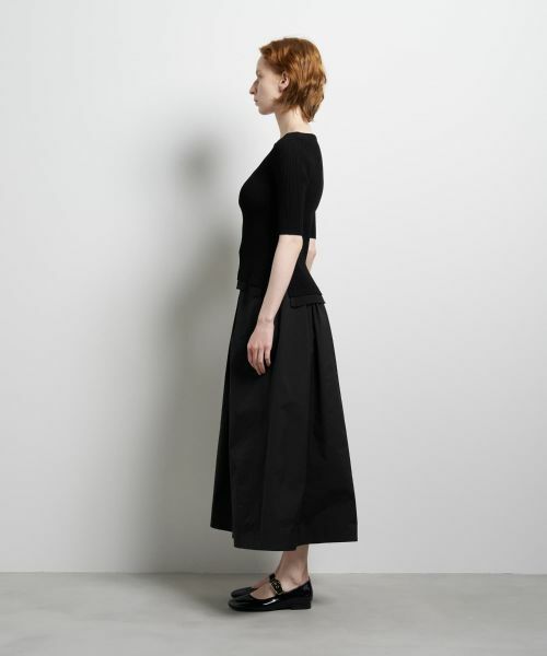 LANVIN en Bleu / ランバン オン ブルー ニット・セーター | スクエアネックリブニット | 詳細16