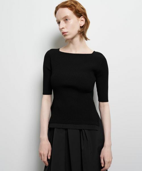 LANVIN en Bleu / ランバン オン ブルー ニット・セーター | スクエアネックリブニット | 詳細19