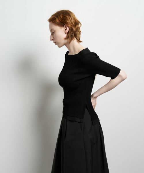 LANVIN en Bleu / ランバン オン ブルー ニット・セーター | スクエアネックリブニット | 詳細20