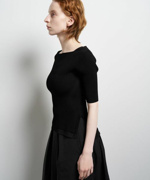 LANVIN en Bleu / ランバン オン ブルー ニット・セーター | スクエアネックリブニット | 詳細21