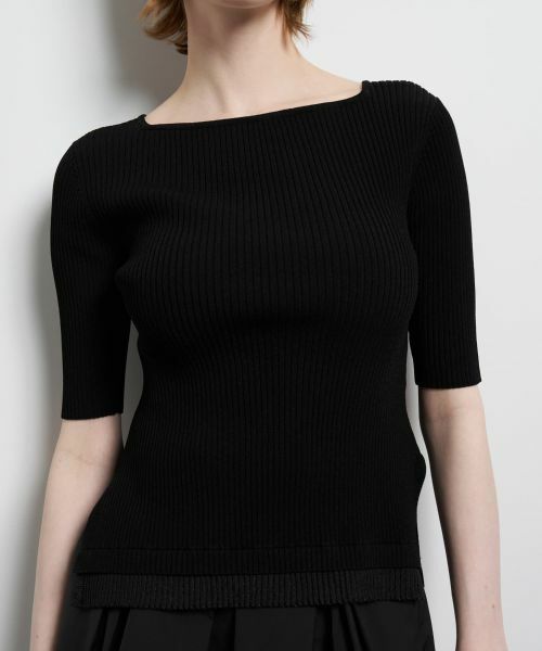 LANVIN en Bleu / ランバン オン ブルー ニット・セーター | スクエアネックリブニット | 詳細23