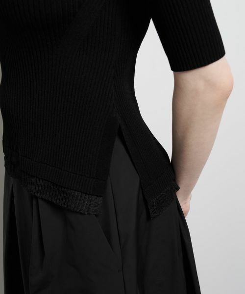 LANVIN en Bleu / ランバン オン ブルー ニット・セーター | スクエアネックリブニット | 詳細24