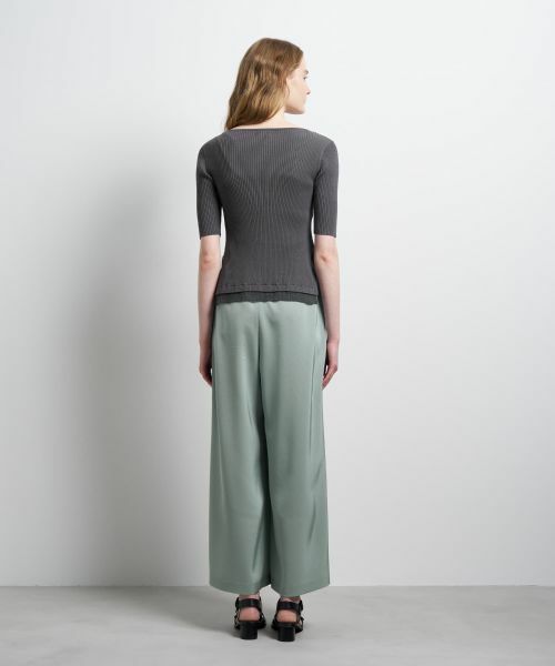 LANVIN en Bleu / ランバン オン ブルー ニット・セーター | スクエアネックリブニット | 詳細3