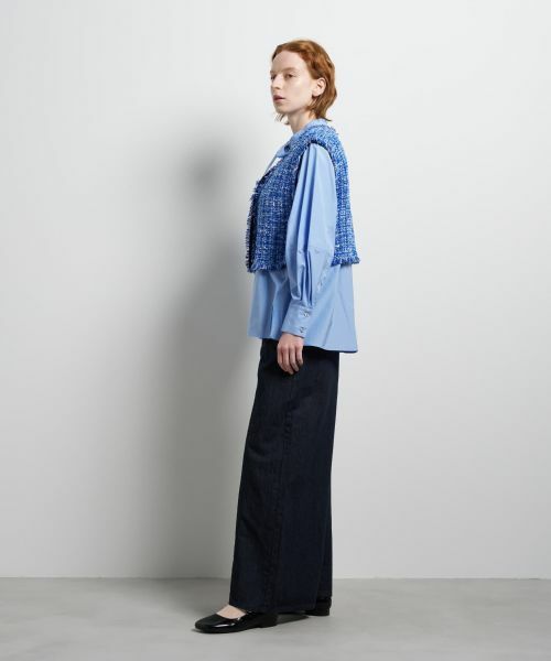 LANVIN en Bleu / ランバン オン ブルー ニット・セーター | ニットツイードベスト | 詳細2