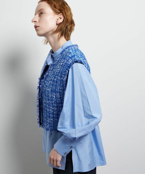 LANVIN en Bleu / ランバン オン ブルー ニット・セーター | ニットツイードベスト | 詳細4