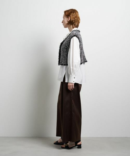 LANVIN en Bleu / ランバン オン ブルー ニット・セーター | ニットツイードベスト | 詳細9