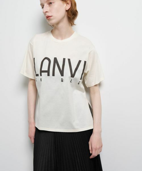 LANVIN en Bleu / ランバン オン ブルー Tシャツ | “LANVIN EN BLEU” ロゴTシャツ | 詳細11
