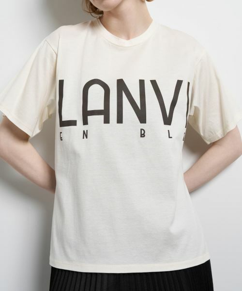 LANVIN en Bleu / ランバン オン ブルー Tシャツ | “LANVIN EN BLEU” ロゴTシャツ | 詳細14