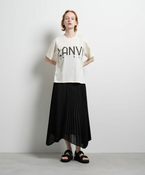 LANVIN en Bleu / ランバン オン ブルー Tシャツ | “LANVIN EN BLEU” ロゴTシャツ | 詳細8