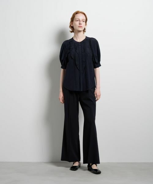 LANVIN en Bleu / ランバン オン ブルー シャツ・ブラウス | トリアセローンパフスリーブブラウス | 詳細1