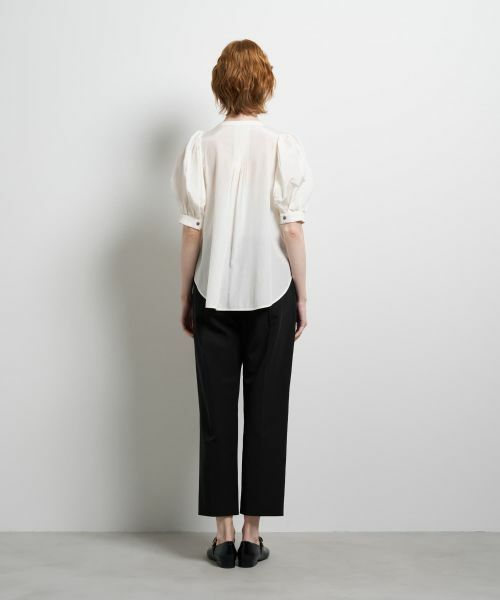 LANVIN en Bleu / ランバン オン ブルー シャツ・ブラウス | トリアセローンパフスリーブブラウス | 詳細11