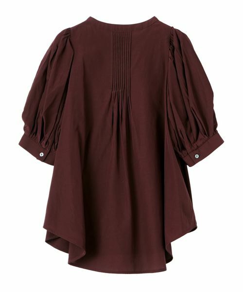 LANVIN en Bleu / ランバン オン ブルー シャツ・ブラウス | トリアセローンパフスリーブブラウス | 詳細19