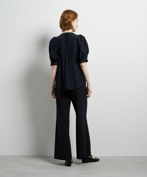 LANVIN en Bleu / ランバン オン ブルー シャツ・ブラウス | トリアセローンパフスリーブブラウス | 詳細3