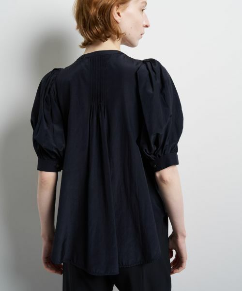 LANVIN en Bleu / ランバン オン ブルー シャツ・ブラウス | トリアセローンパフスリーブブラウス | 詳細6