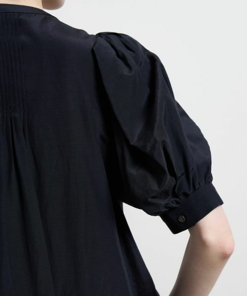 LANVIN en Bleu / ランバン オン ブルー シャツ・ブラウス | トリアセローンパフスリーブブラウス | 詳細8