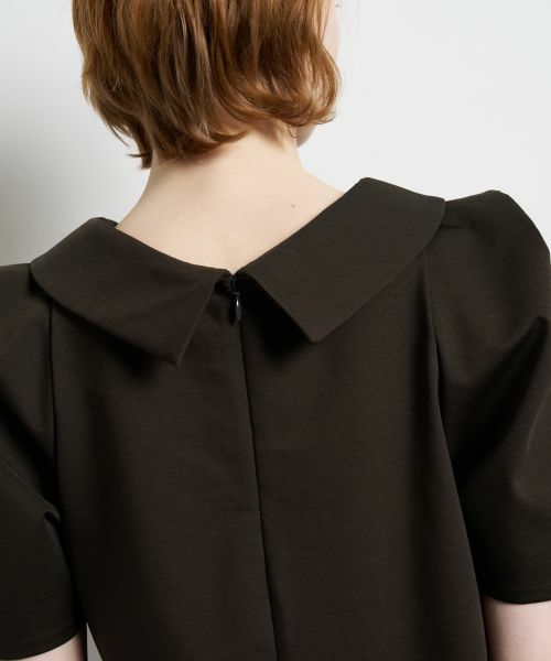 LANVIN en Bleu / ランバン オン ブルー シャツ・ブラウス | コットンコンプレッシャーロールカラーブラウス | 詳細14