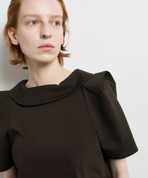 LANVIN en Bleu / ランバン オン ブルー シャツ・ブラウス | コットンコンプレッシャーロールカラーブラウス | 詳細16