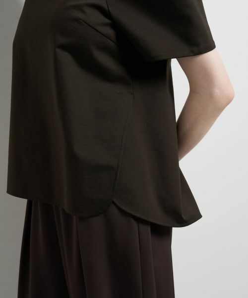 LANVIN en Bleu / ランバン オン ブルー シャツ・ブラウス | コットンコンプレッシャーロールカラーブラウス | 詳細17