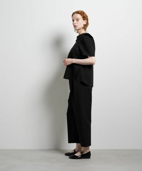 LANVIN en Bleu / ランバン オン ブルー シャツ・ブラウス | コットンコンプレッシャーロールカラーブラウス | 詳細19