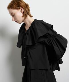 LANVIN en Bleu / ランバン オン ブルー シャツ・ブラウス | ギャザーフリルブラウス