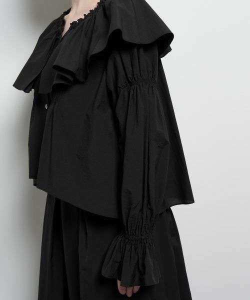 LANVIN en Bleu / ランバン オン ブルー シャツ・ブラウス | ギャザーフリルブラウス | 詳細23