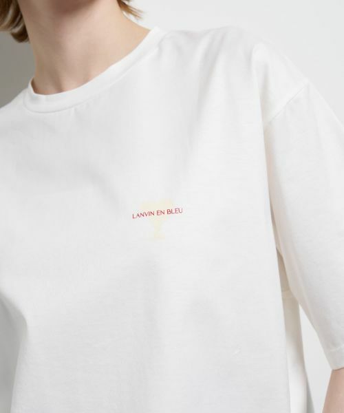 LANVIN en Bleu / ランバン オン ブルー Tシャツ | ワンポイントロゴTシャツ | 詳細25