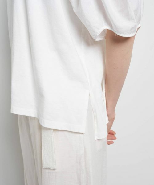 LANVIN en Bleu / ランバン オン ブルー Tシャツ | コクーンスリーブコンビカットソー | 詳細25