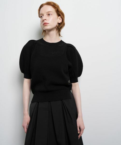 LANVIN en Bleu / ランバン オン ブルー ニット・セーター | アイレットパフスリーブニット | 詳細12