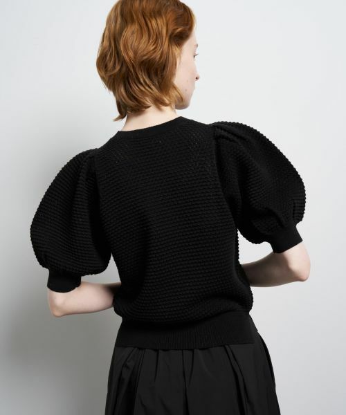 LANVIN en Bleu / ランバン オン ブルー ニット・セーター | アイレットパフスリーブニット | 詳細14