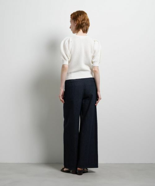 LANVIN en Bleu / ランバン オン ブルー ニット・セーター | アイレットパフスリーブニット | 詳細3