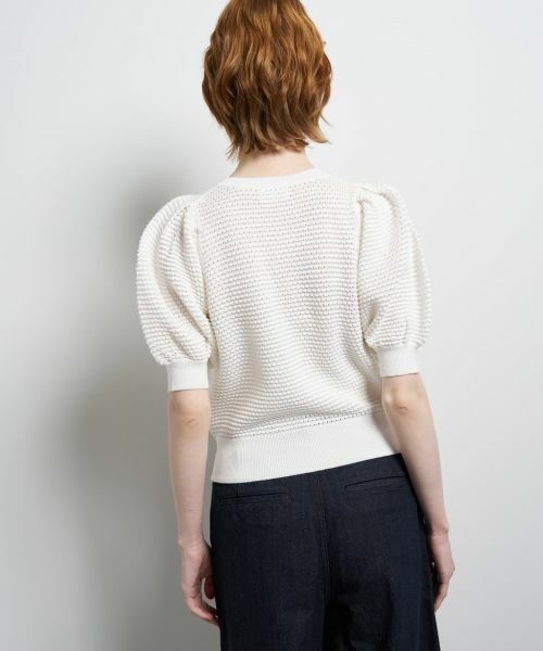 LANVIN en Bleu / ランバン オン ブルー ニット・セーター | アイレットパフスリーブニット | 詳細5