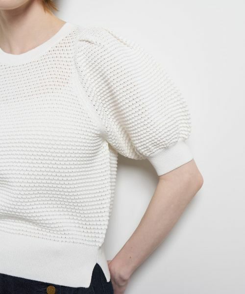 LANVIN en Bleu / ランバン オン ブルー ニット・セーター | アイレットパフスリーブニット | 詳細7