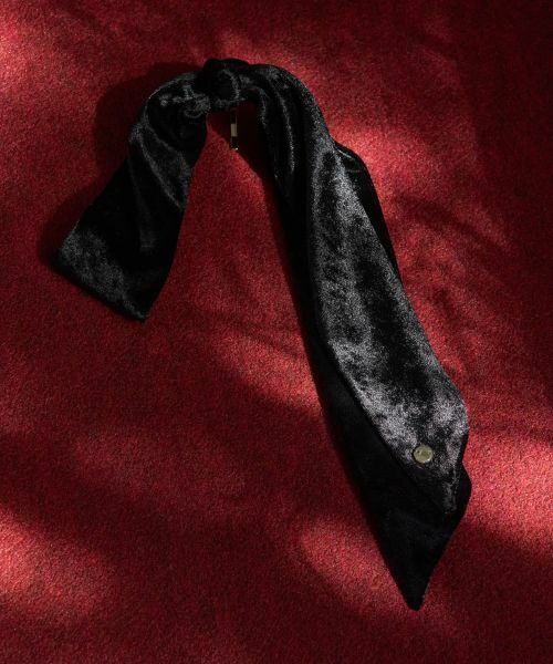 LANVIN en Bleu / ランバン オン ブルー その他小物 | ベロアリボンヘアカフ（ブラック）