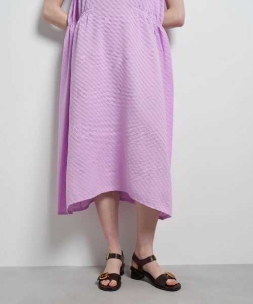 LANVIN en Bleu / ランバン オン ブルー ドレス | ジャガードニットフレアワンピース | 詳細11